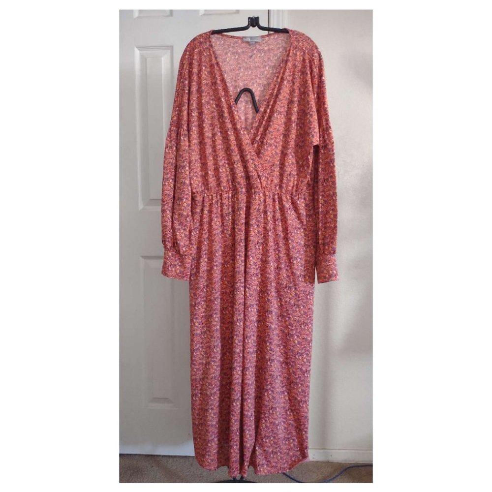 ASOS Coral Floral dress